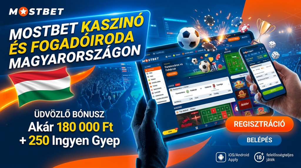 Mostbet Kaszinó és Fogadóiroda Magyarországon